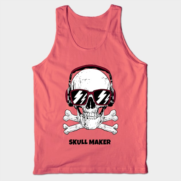 SKULL MAKER Tank Top by TheAwesomeShop